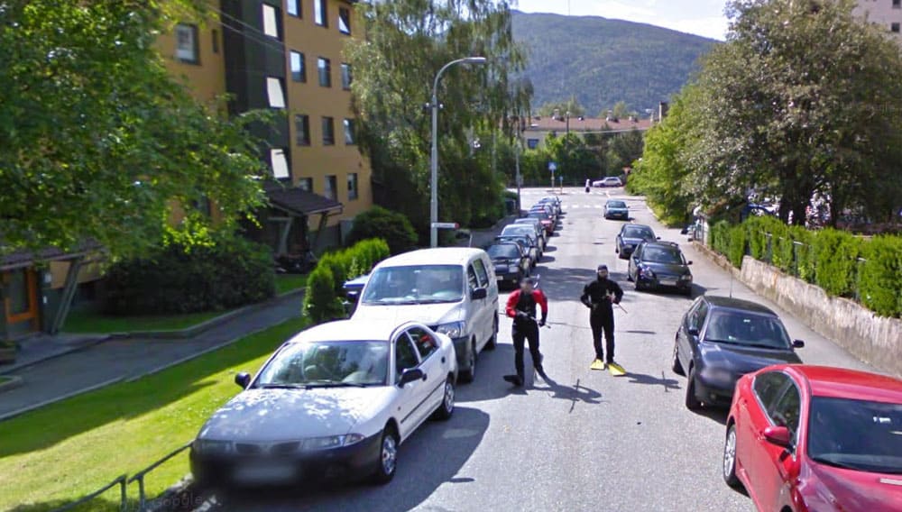 Top 9 funny sights in Google Maps Street View