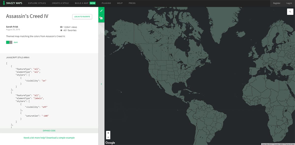 Us Map One Color