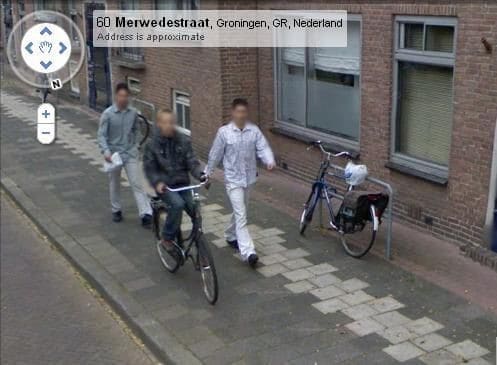 Perpetrators on Google Street View