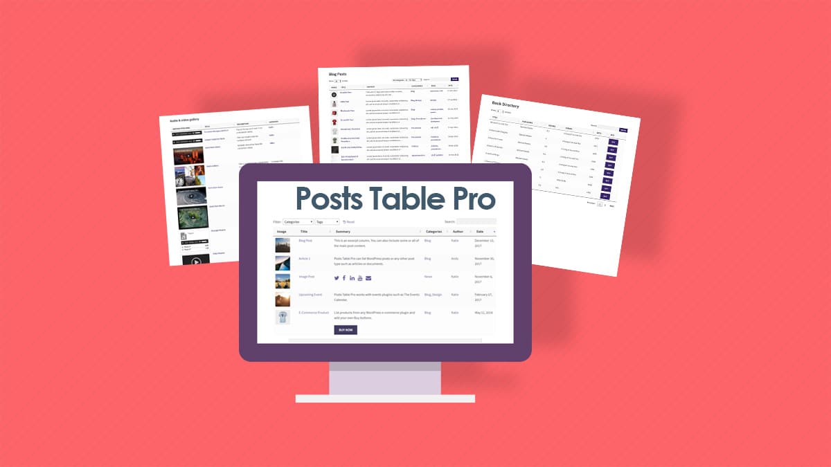 Posts Table Pro – The Most Advanced Dynamic WordPress Table Plugin
