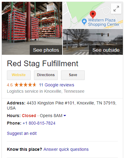 Red Stag Fulfillment