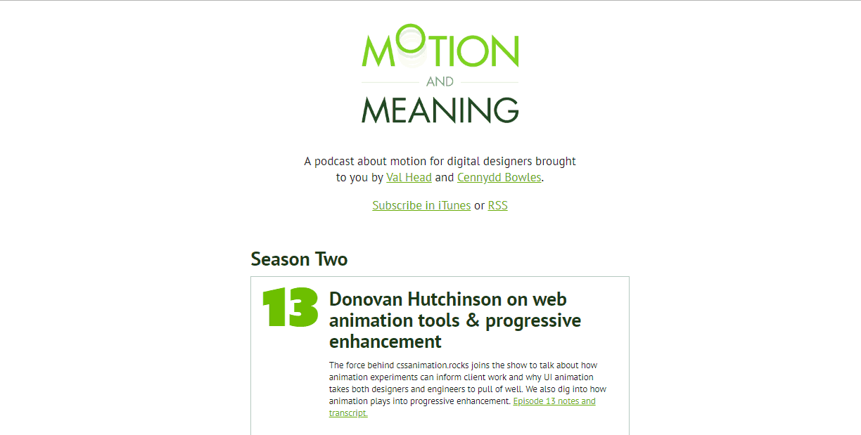 Motion and Meaning