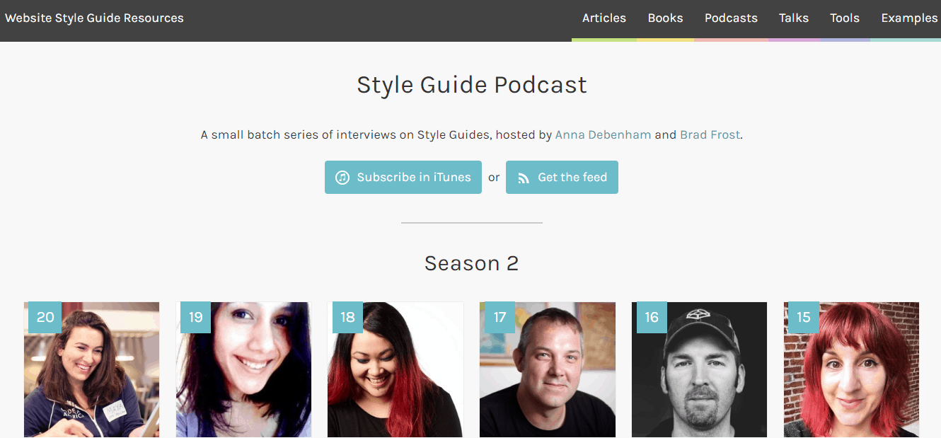 Style Guide Podcast