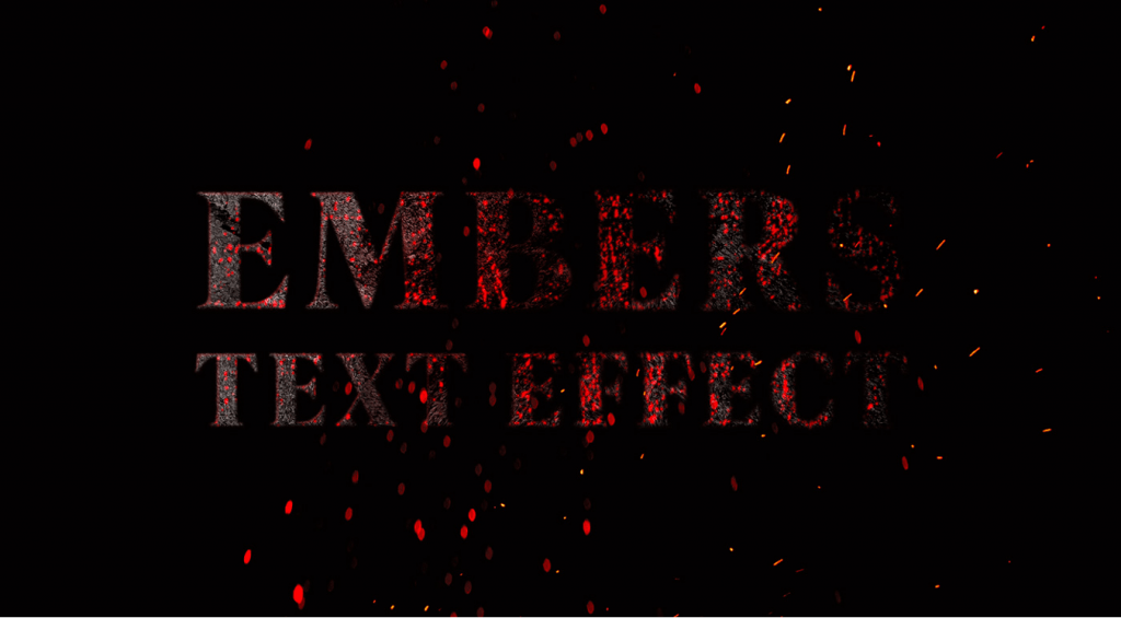 Embers Text Effect