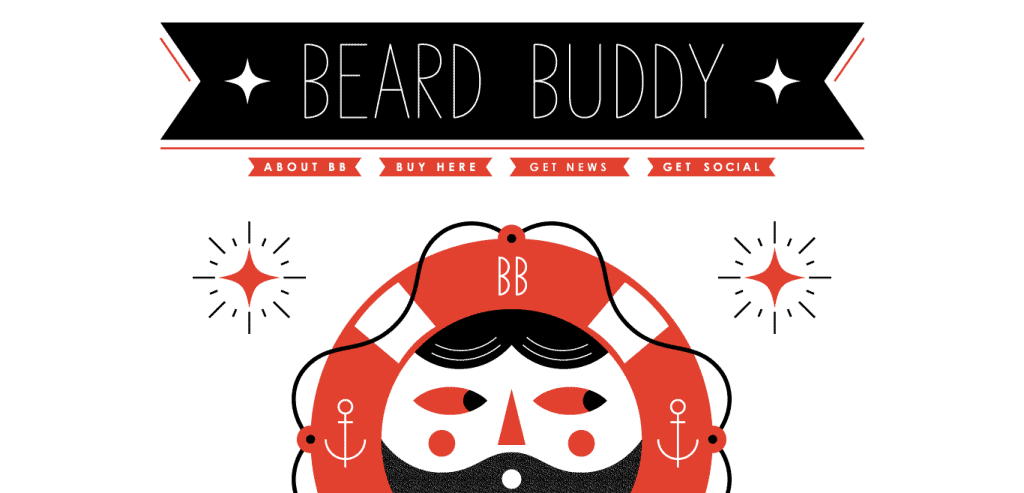 Beard Buddy website