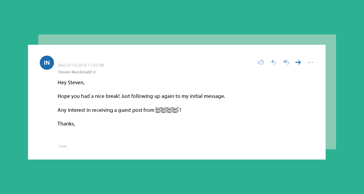 How to send a follow up email after no response google maps widget