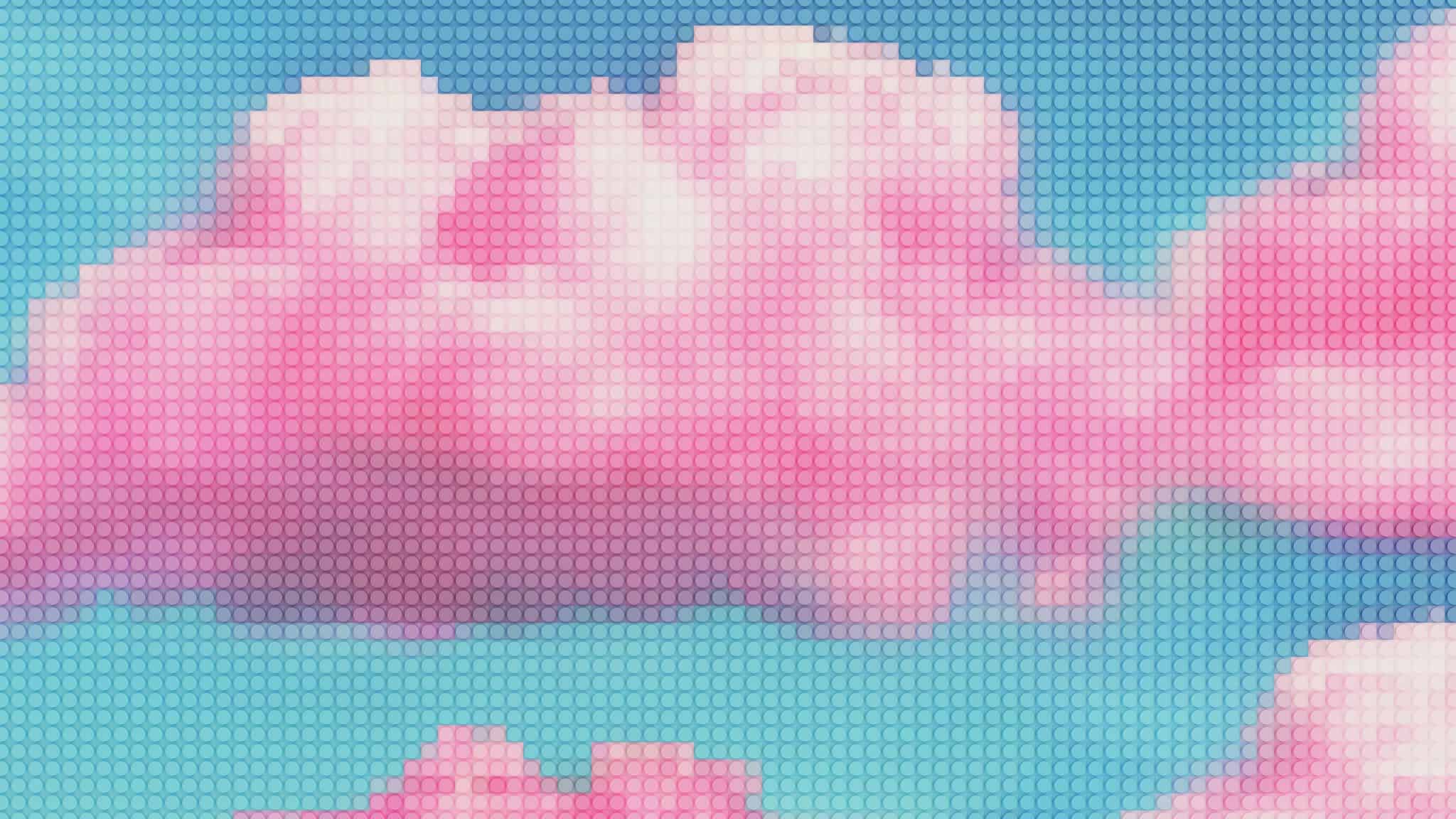 Pink Clouds on the Sky