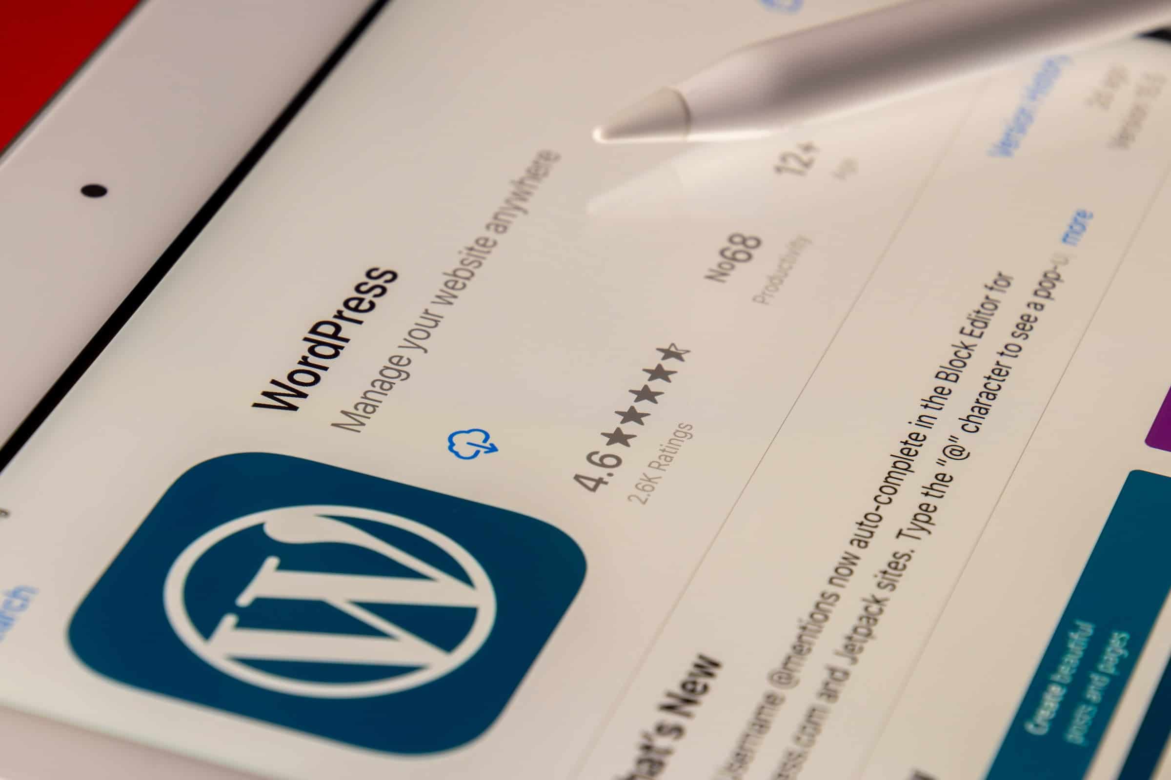 WordPress app 