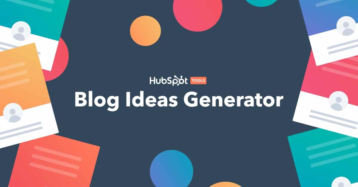 hubspots blog topic generator