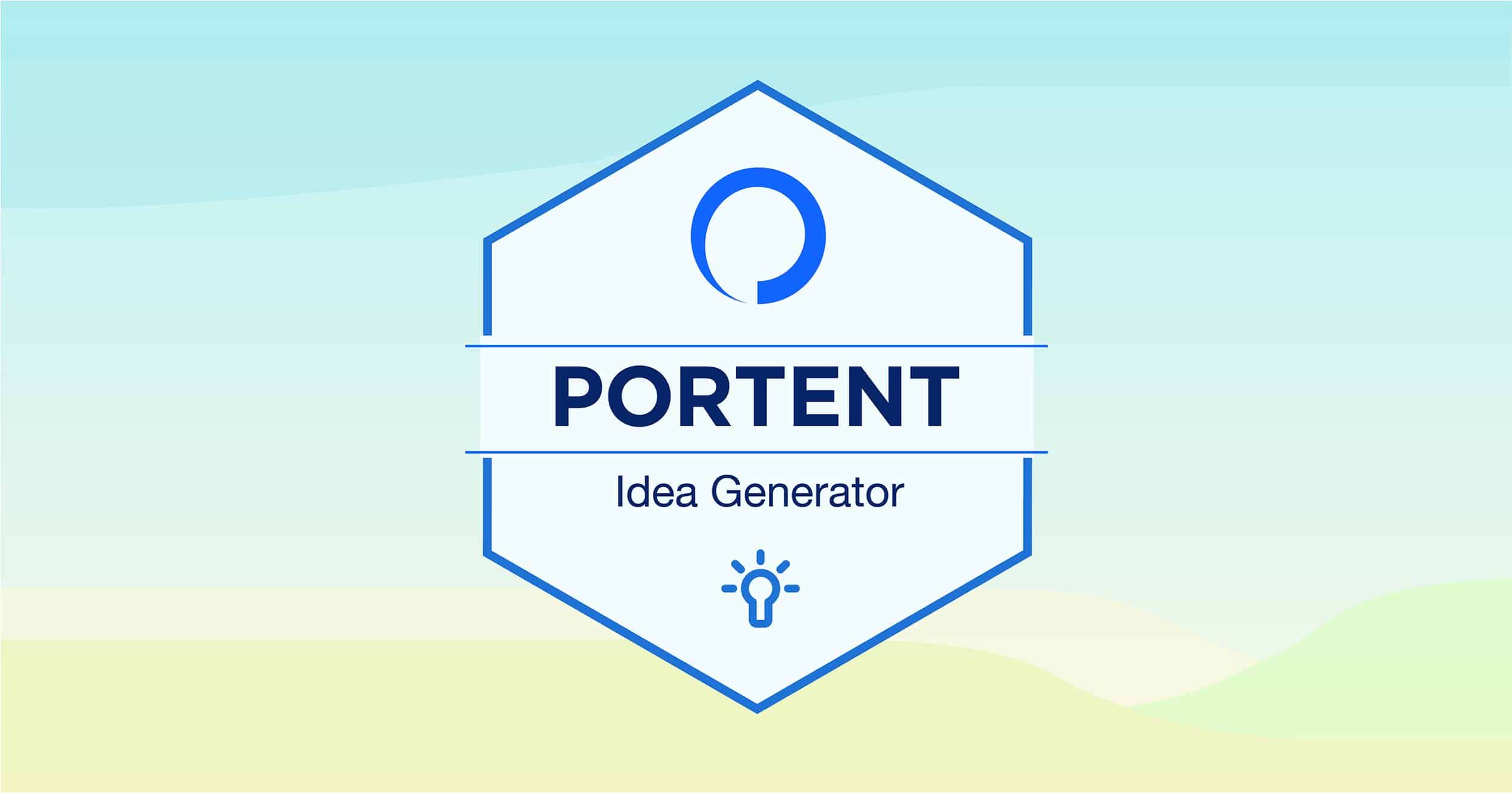 portents content idea generator