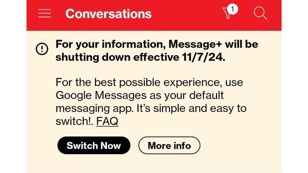 Why Is Verizon Message+ Shutting Down?