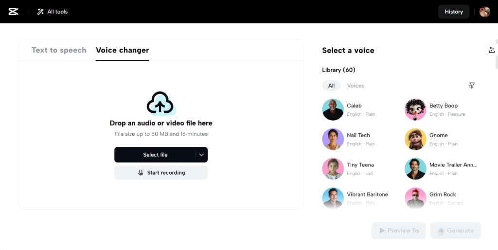 Voice changer