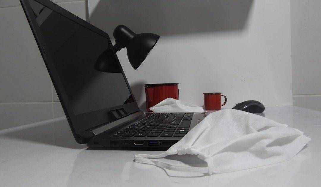 IT Department Do s and Don ts - A Laptop Computer Sitting On Top Of A White Counter Office Worker Computer Screen Warning Alert 1080x630