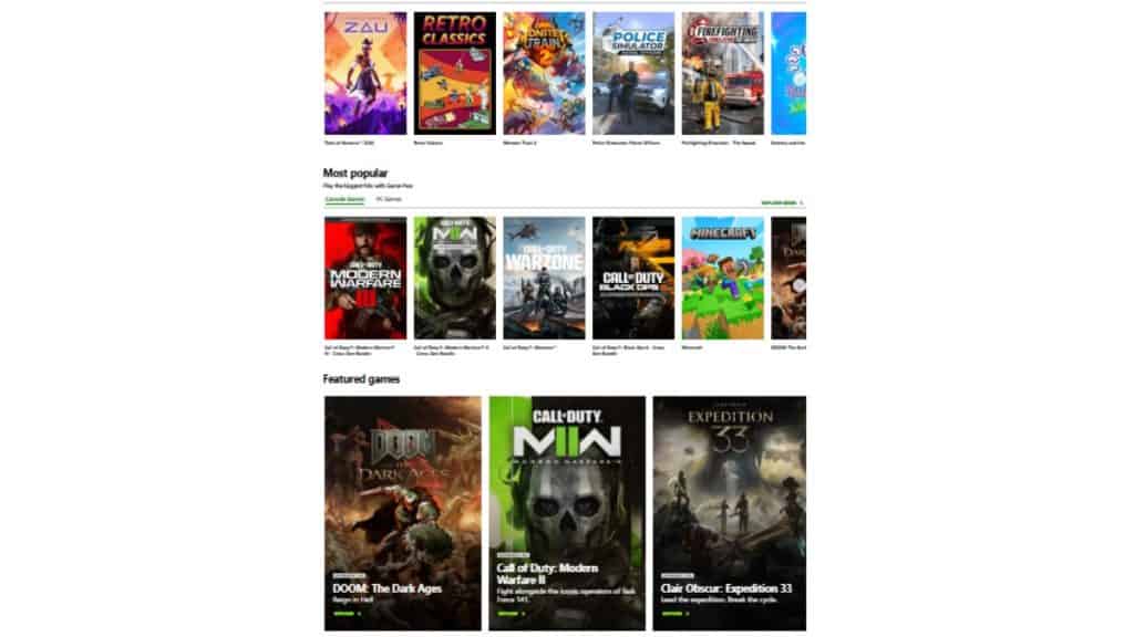 What Do You Get With Each Xbox Game Pass Plan?