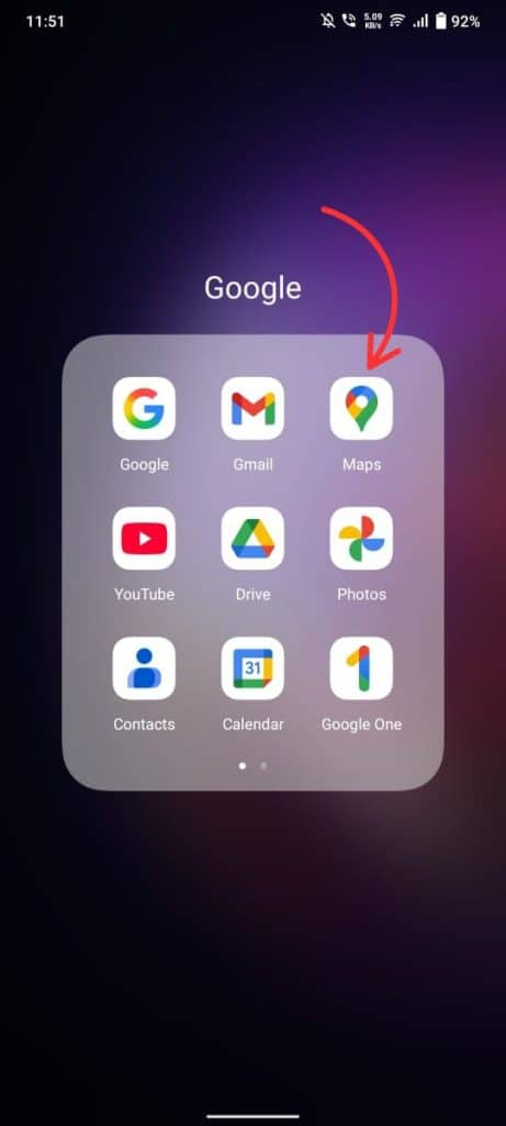 Open the Google Maps app on your Android or iPhone.