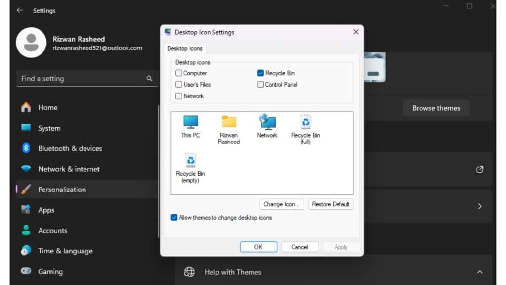 What to Do If the Recycle Bin Icon Is Missing